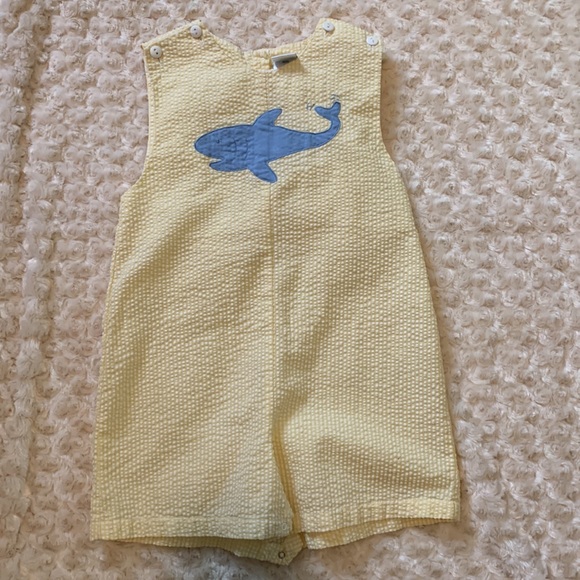 Kids seersucker shark romper 🦈 - Picture 1 of 5